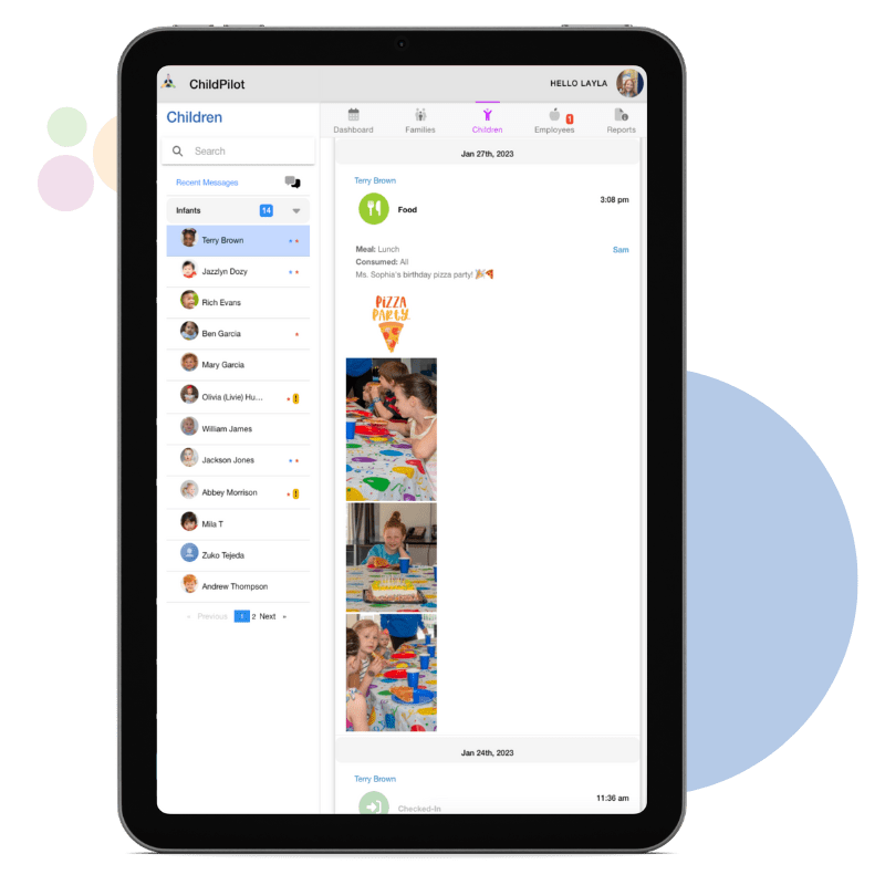 ChildPilot digital activity dashboard
