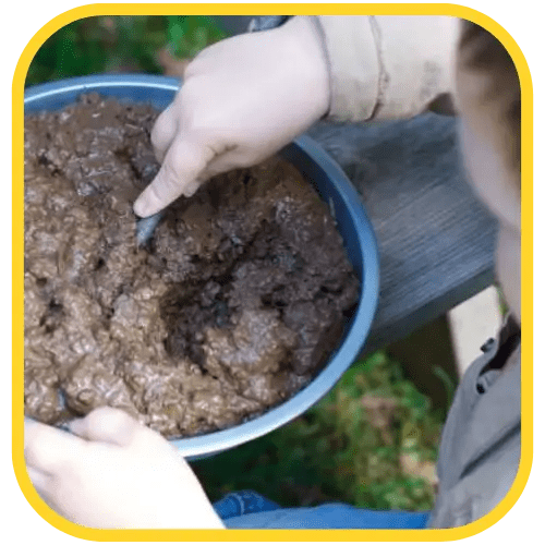 Spring mud pies activity