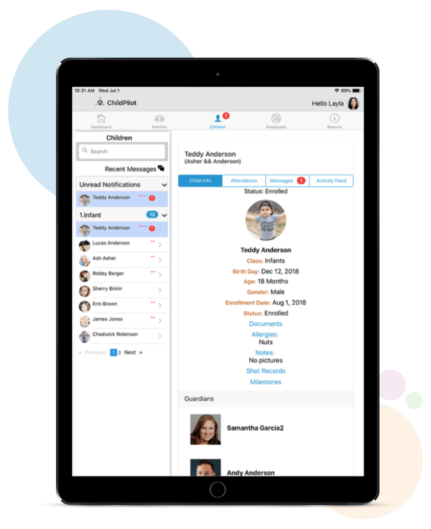 ChildPilot Staff Portal App