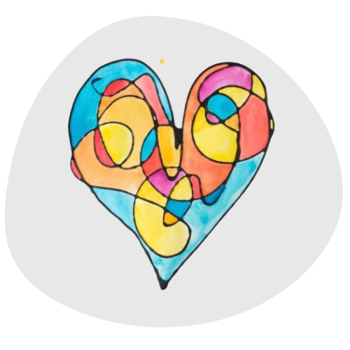 Faux stained-glass valentines